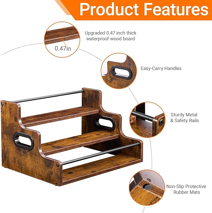 3-Tier Liquor Bottle Display Shelf - Image 4