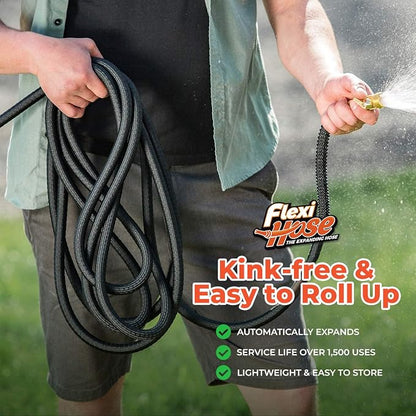 Flexi Hose Lightweight Expandable Garden Hose, 75FT -Retractable Garden Hose - Image 5