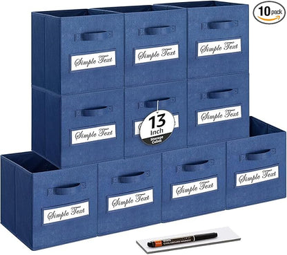 13x13x13 storage cube bins Fabric storage cubes by Artsdi