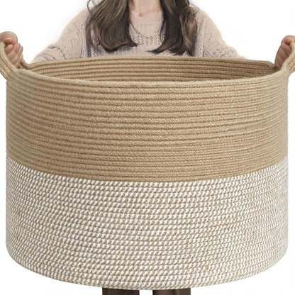 INDRESSME Extra Large Woven Baskets by INDRESSME