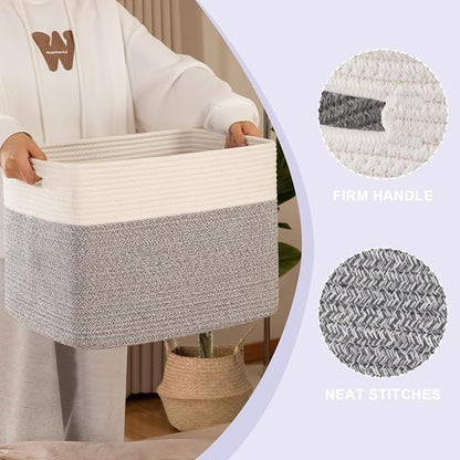 OIAHOMY Storage baskets for Shelf, Toy Storage Basket, Collapsible Storage Bins - Image 3