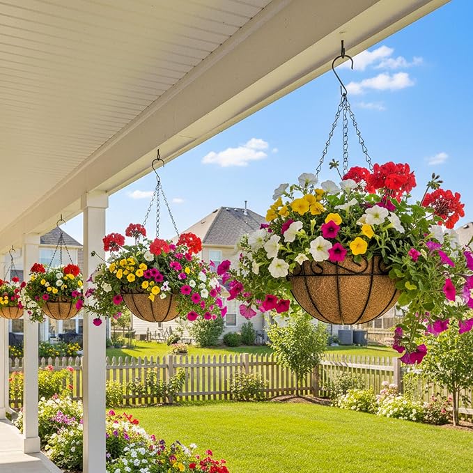 14 Inch Hanging Planters - Image 5