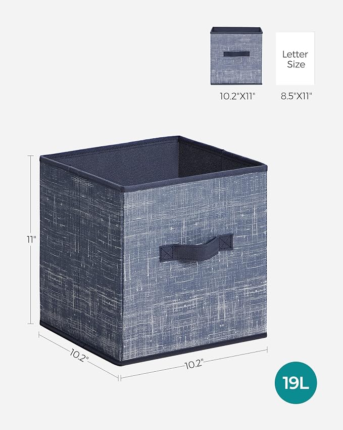 SONGMICS Storage Cubes, 11-Inch Non-Woven Fabric Bins - Image 4