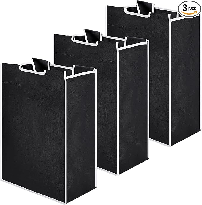 Bonuci 3 Pcs Laundry Sorter Replacement Bags Hamper Cart Removable Replacement by Bonuci