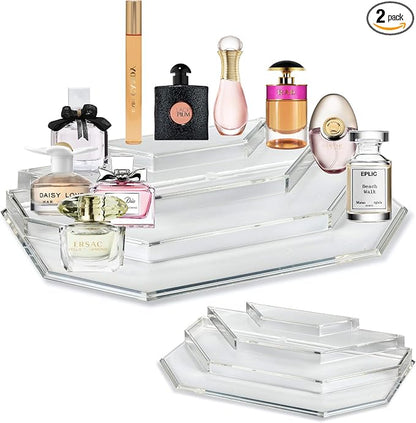 Acrylic Mini Perfume Organizer & Mini Scented Oils Organizer Vanity Display by BYALEGORY