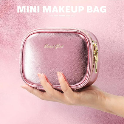 Small Makeup Bag with Led Mirror, Mini Travel Make up Bag 3 Light Modes - Image 5