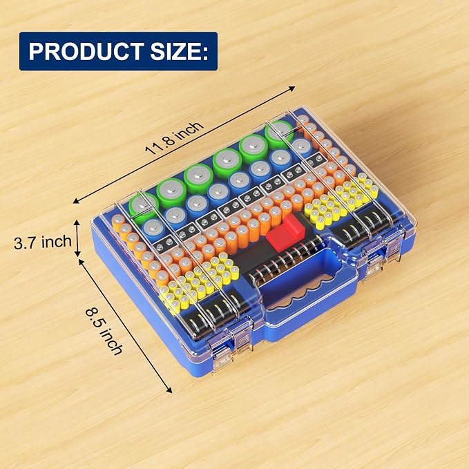 Battery Organizer Storage Holder Box Case - Image 2