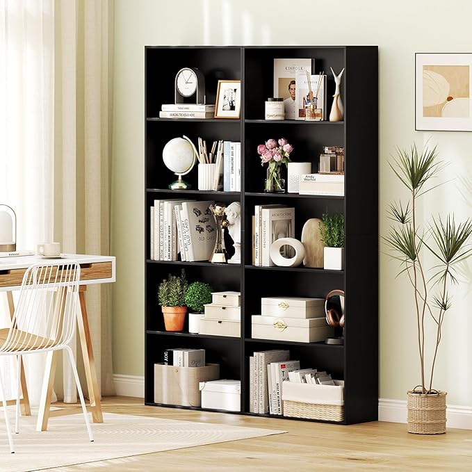 Giantex 5-Tier Bookshelf, Freestanding Bookcase - Image 7