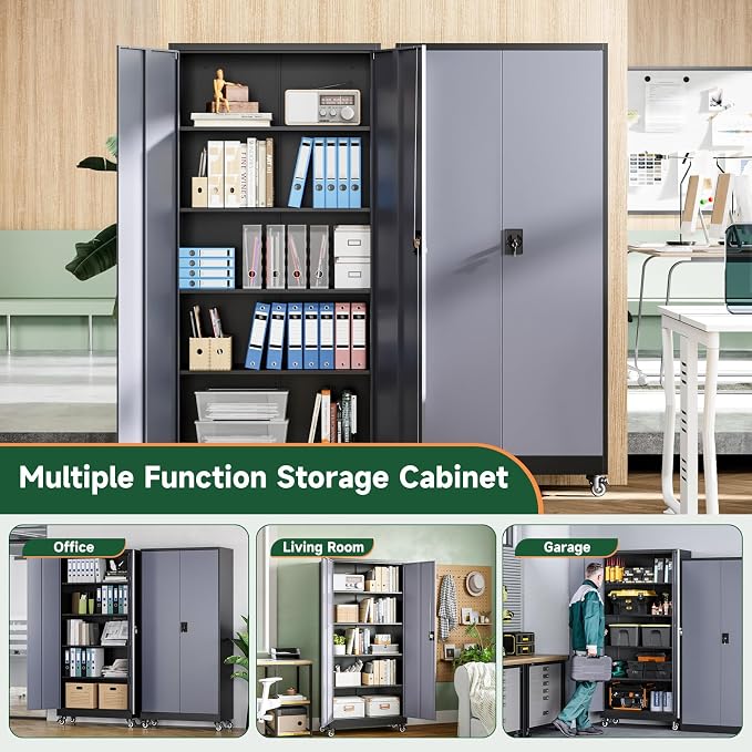 Letaya Metal Garage Storage Cabinets - Image 8