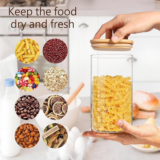 1.6 Qt Square Glass Storage Containers - Image 5