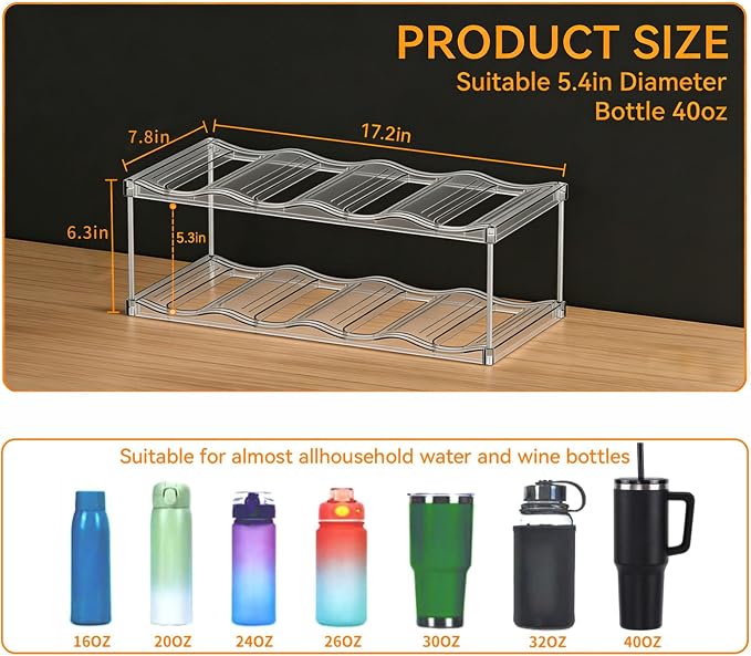 Stackable Water Bottle Organizer - Image 3
