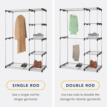 Whitmor Modern Industrial Wardrobe - Image 3