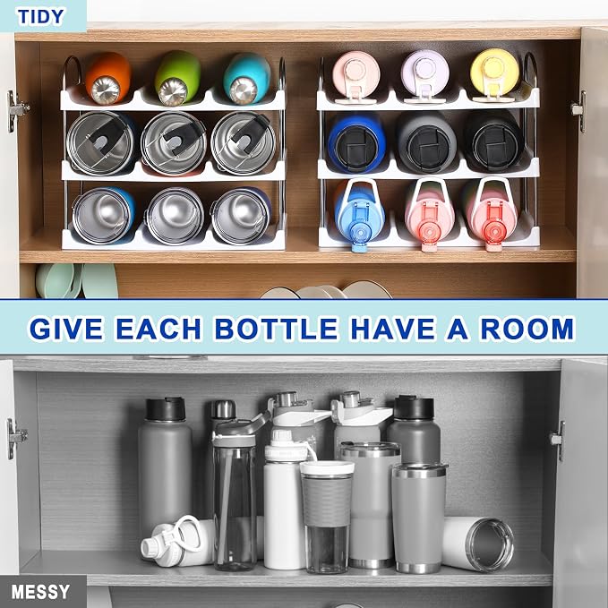 LANDNEOO Stackable Water Bottle Organizer Holder - Image 3