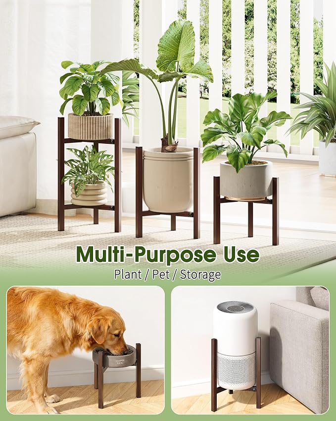3 Pack Plant Stand Indoor Adjustable, Metal Modern Indoor Plant Stand, Heavy - Image 6