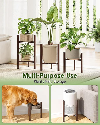 3 Pack Plant Stand Indoor Adjustable, Metal Modern Indoor Plant Stand, Heavy - Image 6