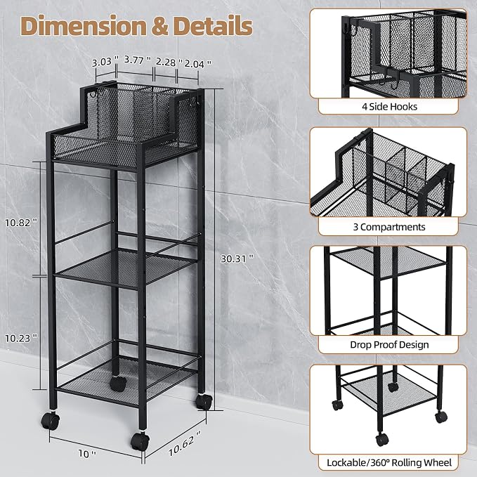 VITVITI Metal Hair Tool Organizer Shelf - Image 6