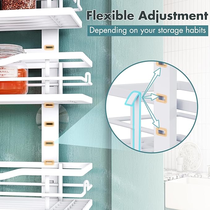 Eastherry Over The Door Pantry Organizer，9-Tier Over The Door Organizer - Image 5