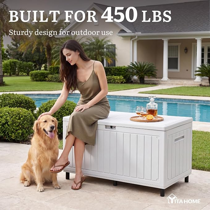 YITAHOME 90 Gallon Outdoor Storage Box - Image 5