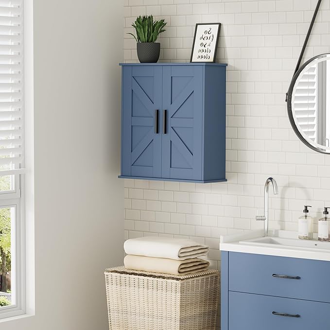 Homleke Bathroom Wall Cabinet, Medicine Cabinet - Image 2