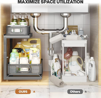 2-Pack Under Sink Storage Organizer - Image 5