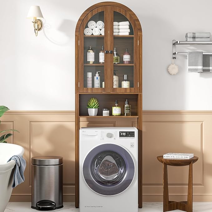 Arched Over The Toilet Storage Cabinet - Image 5