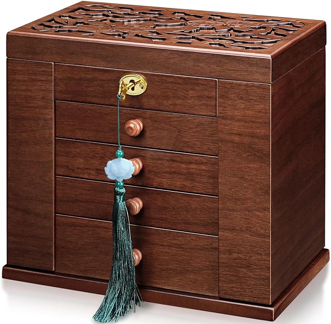 wooden Jewelry Box and Organizer - Image 3
