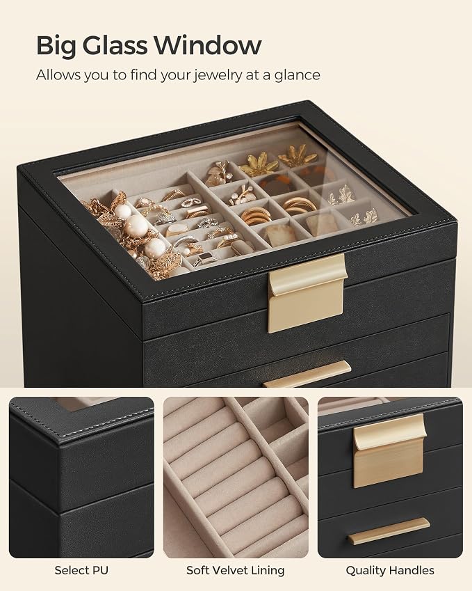 SONGMICS Jewelry Box Organizer - Image 4