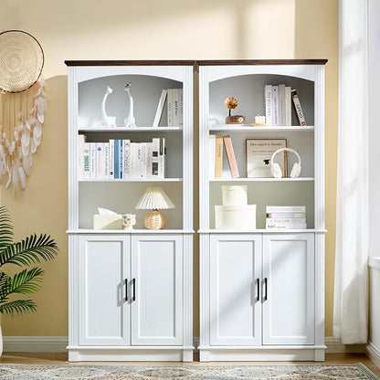White 5 Tier Book Shelf and Bookshelf - Image 6