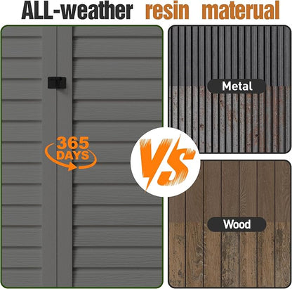 31 Cu.Ft Resin Outdoor Storage Cabinet - Image 7