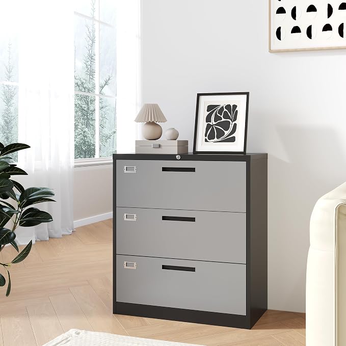 3 Drawer Lateral File Cabinet - Image 8