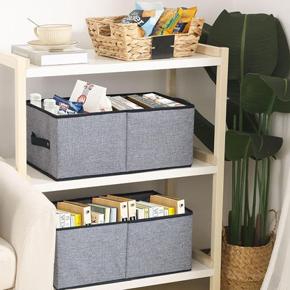 Fabric Storage Boxes, Foldable Storage Baskets - Image 4