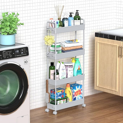 SOLEJAZZ Slim Rolling Storage Cart by SOLEJAZZ