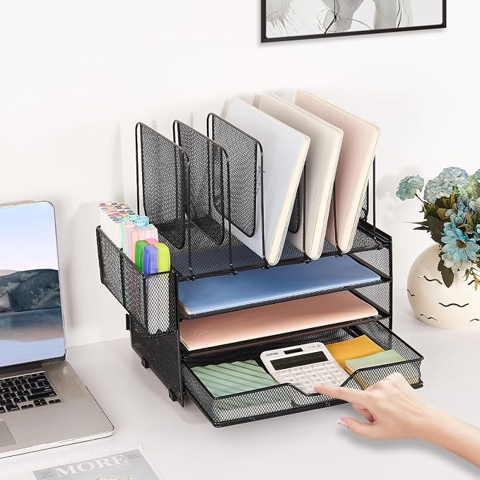 Desk Organizers and Accessories, 3-Tier Paper Organizer - Image 6
