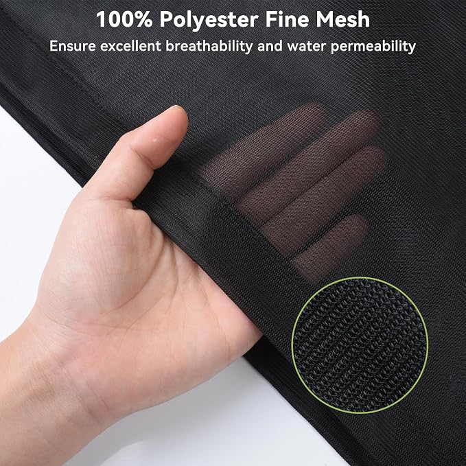 OTraki Ex-Large Mesh Laundry Bags 36x43 Inch Drawstring Laundry Bag 2 Pack - Image 3