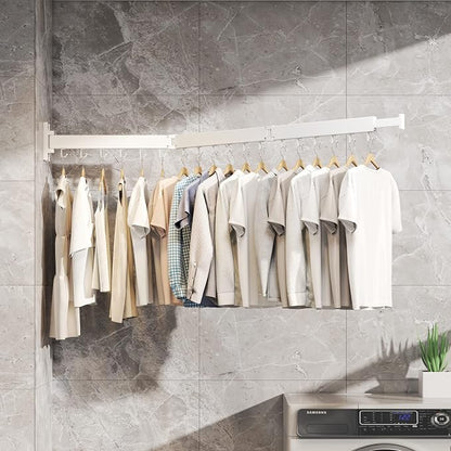 Clothes Drying Rack, Laundry Drying rack, Wall Mounted Clothes Rack, Clothes - Image 4