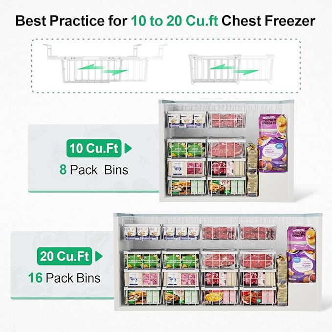 iSPECLE Chest Freezer Organizer - Image 3