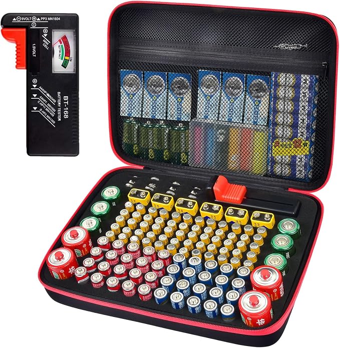 ALKOO Battery Organizer Storage Holder Case Box by ALKOO