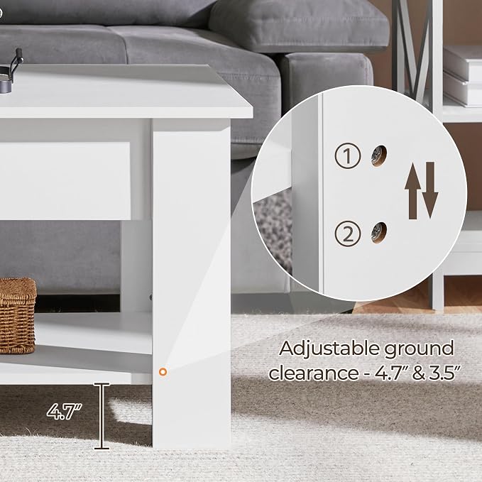 Yaheetech Lift Top Coffee Table - Image 7