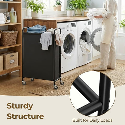 GRANNY SAYS 80L Laundry Hamper, Slim Laundry Basket - Image 6