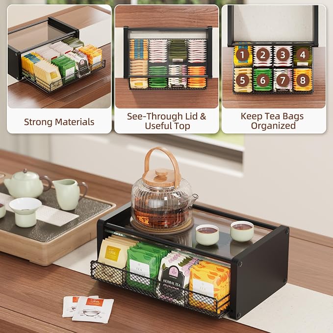 Tea Bag Organizer, Tea Organizer and Storage - Image 4