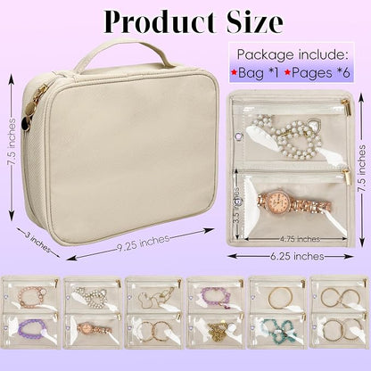 Travel Jewelry Organizer Case, Jewelry Bags - Image 2