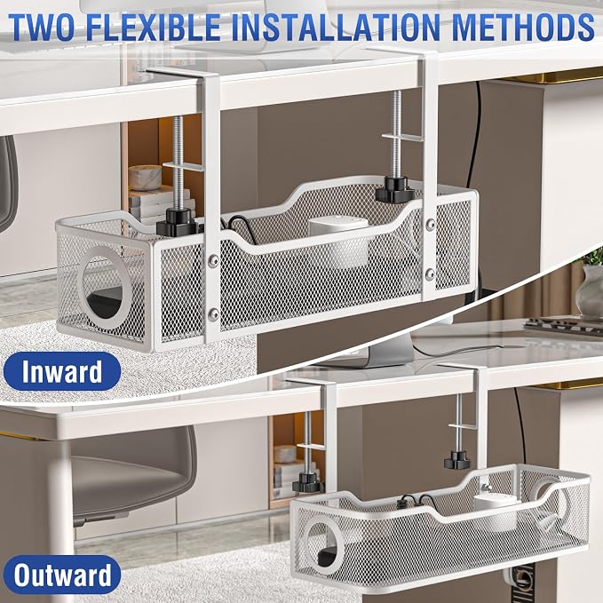 Under Desk Cable Management Tray - Image 5