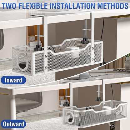 Under Desk Cable Management Tray - Image 5