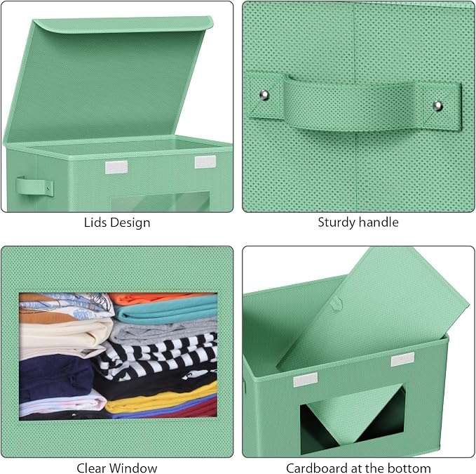Univivi Collapsible Stackable Storage Bins - Image 5