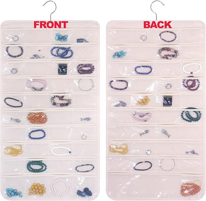 DIOMMELL 80 Pockets Hanging Jewelry Organizer - Image 6