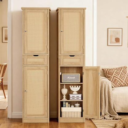 Iwell Tall Narrow Storage Cabinet - Image 2