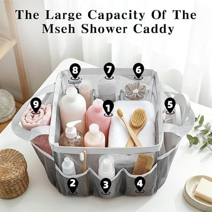 Mesh Shower Caddy, Portable Shower Caddy Bag - Image 3