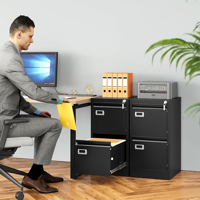 SISESOL 2 Drawer File Cabinet - Image 2