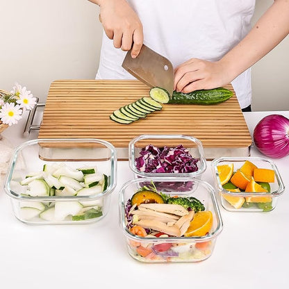 Liuruiyu 8 Pack Glass Food Storage Containers - Image 4