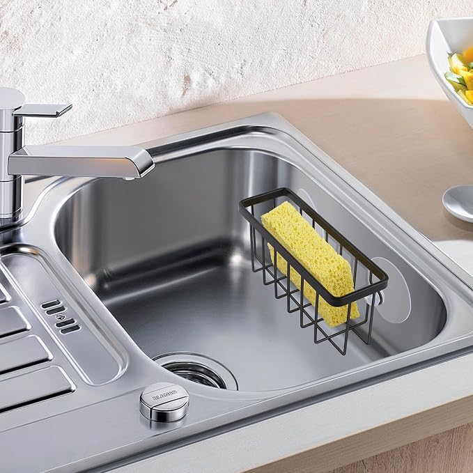Sponge Holder for Kitchen Sink Suction, Stainless Steel Sponge Holder for - Image 6